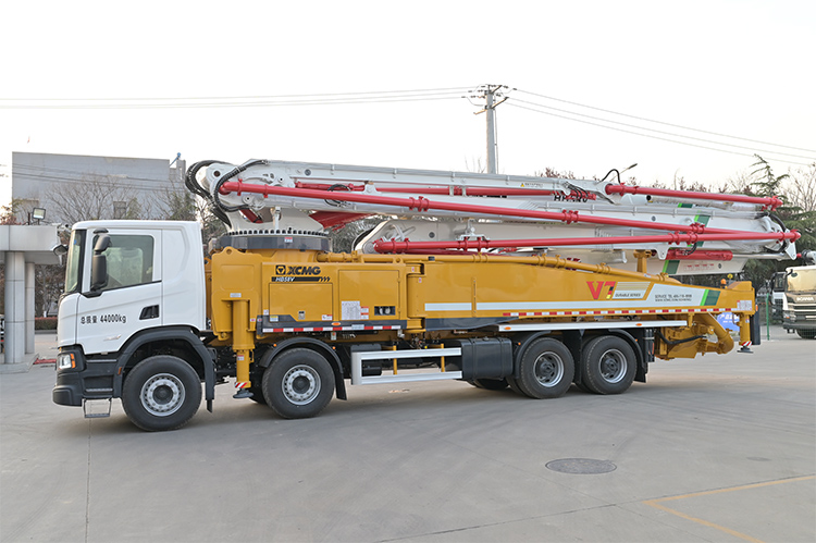 XCMG Schwing concrete pump truck HB58V China new 58m concrete truck with scania chassis for sale